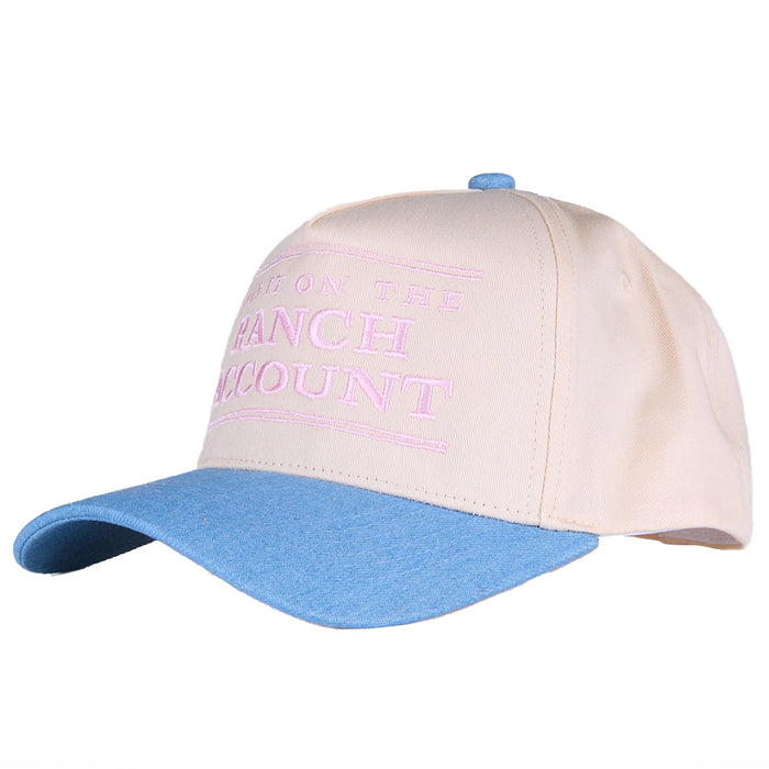 Summer Tees Put It On Ranch Account Denim & Pink Cap