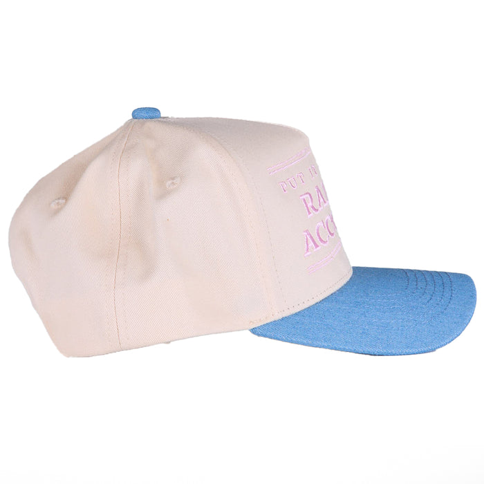 Summer Tees Put It On Ranch Account Denim & Pink Cap
