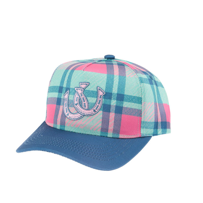 Summer Tees Plaid Horseshoe Cap