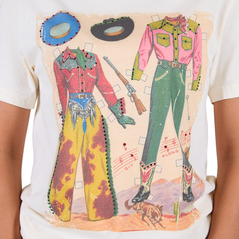 Summer Tees Women's Rodeo Dress Up Tee Shirt