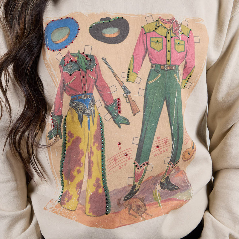 Summer Tees Women's Rodeo Dress Up Sweatshirt