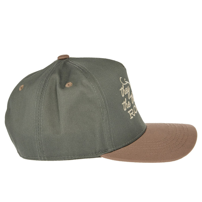 Summer Tees They Call This Thing A Rodeo Green & Khaki Cap