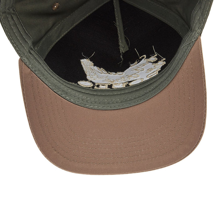 Summer Tees They Call This Thing A Rodeo Green & Khaki Cap