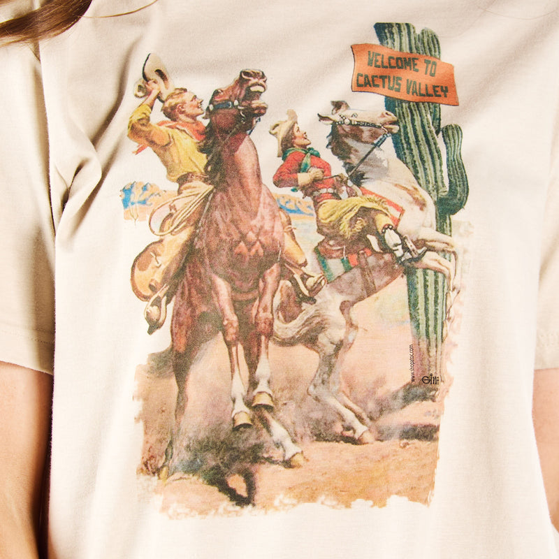 Summer Tees Womens Welcome To Cactus Alley Tee