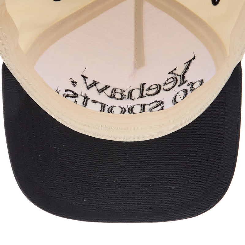 Summer Tees Yeehaw Go Sports Natural/Black Cap