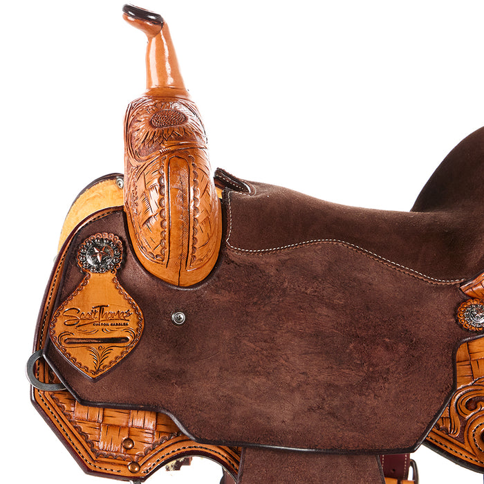 Scott Thomas Custom Saddles 14in Flex Tree Barrel Saddle