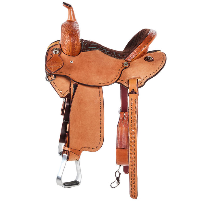 Scott Thomas Custom Saddles 14inch 1/8 Geo Diamond Spine Relief Barrel Saddle