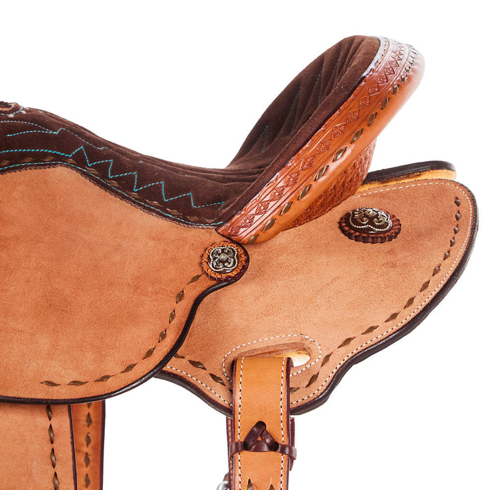 Scott Thomas Custom Saddles 14inch 1/8 Geo Diamond Spine Relief Barrel Saddle