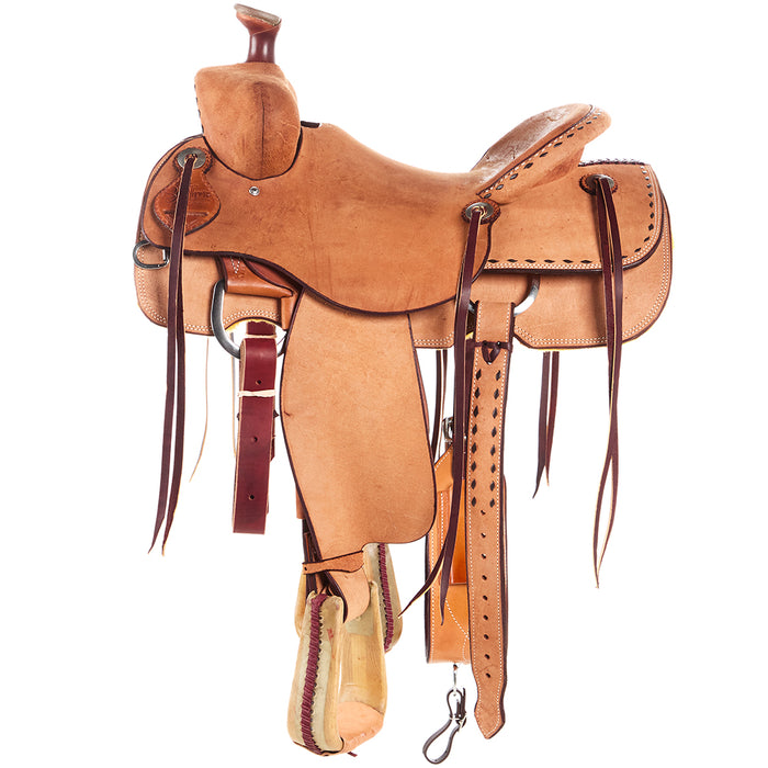 Scott Thomas Custom Saddles 16in Arizona Rancher Roughout Saddle