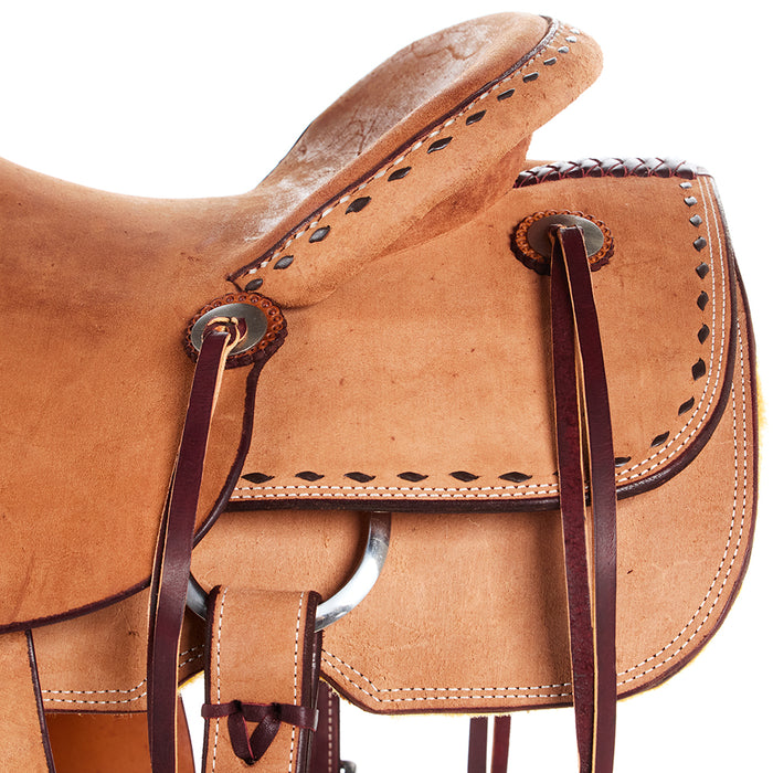 Scott Thomas Custom Saddles 16in Arizona Rancher Roughout Saddle