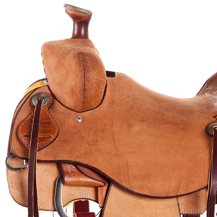 Scott Thomas Custom Saddles 16in Arizona Rancher Roughout Saddle