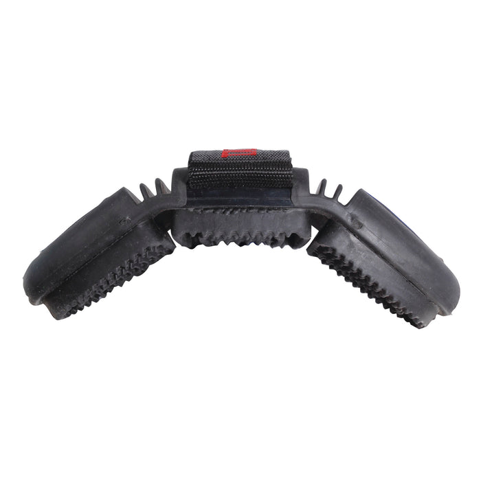 Professionals Choice Tail Tamer Soft Touch Flex Black Curry Comb Grooming Brush