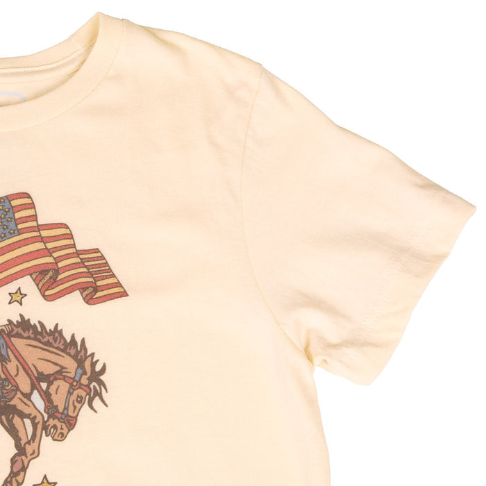 Summer Tees Girl's Make America Cowboy Again Tee Shirt