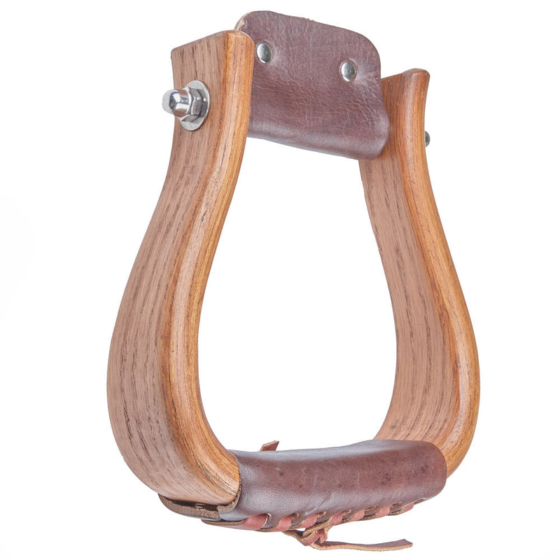 NRS 2in Ranchman Wood Flat Bottom Stirrups
