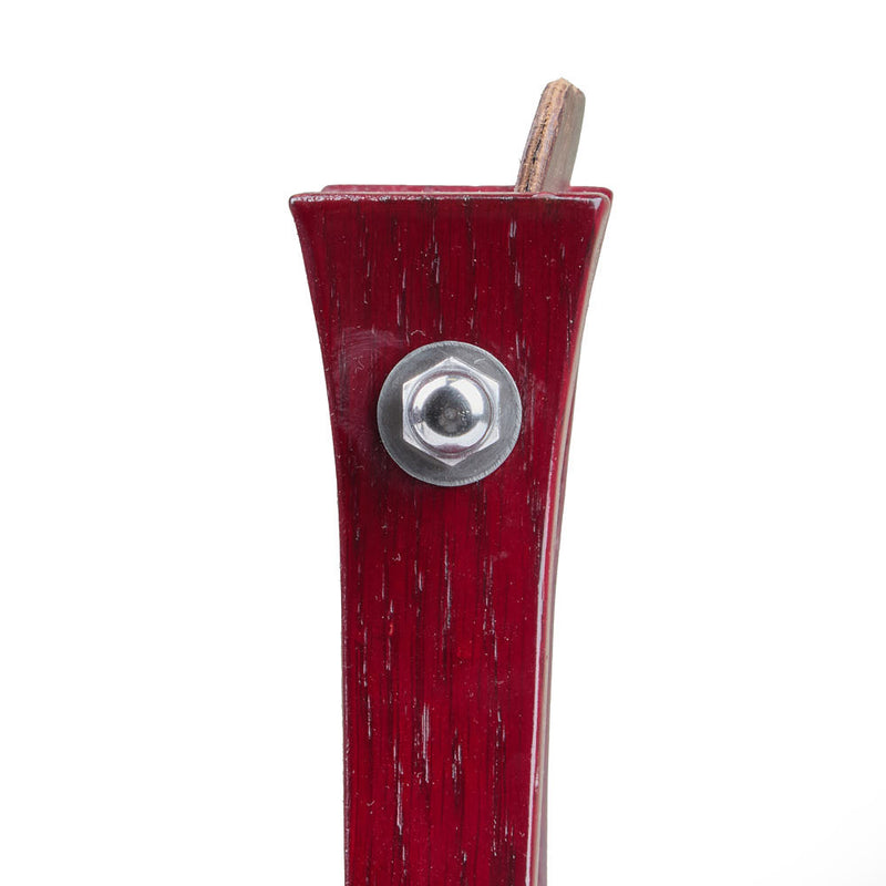 NRS 2in. Rubber Tread Wood Stirrup - Cherry