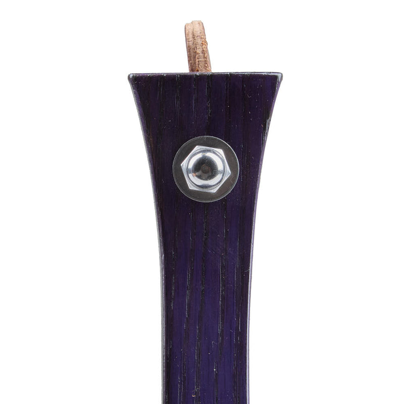 NRS 2in. Rubber Tread Wood Stirrup - Purple