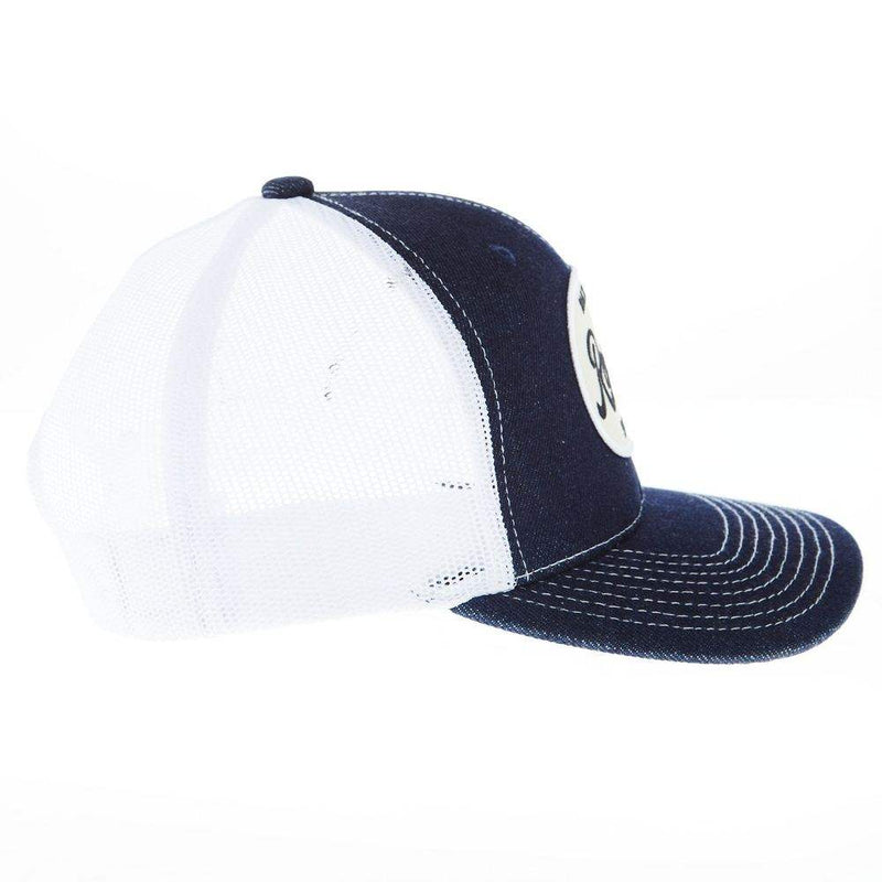 NRS Oval Patch Denim Blue and White Cap