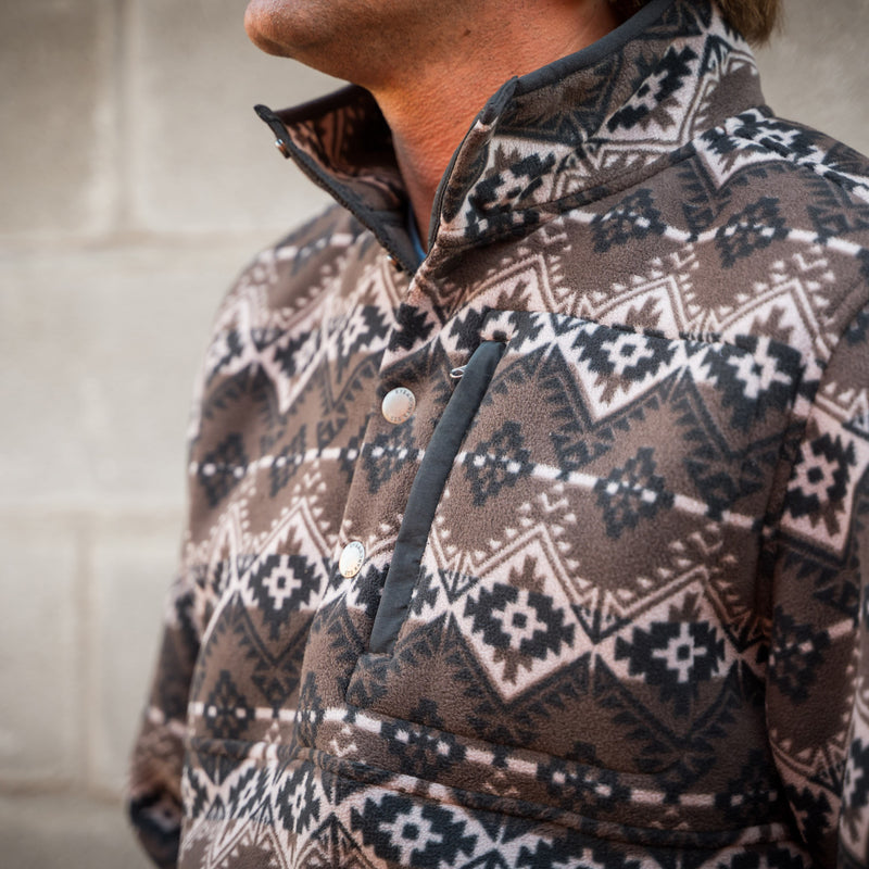 STS Ranchwear Men's Black Aztec Wren Pullover