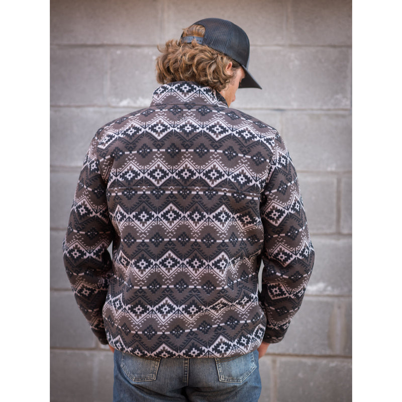 STS Ranchwear Men's Black Aztec Wren Pullover