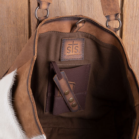STS Ranchwear Cowhide Montana Tote