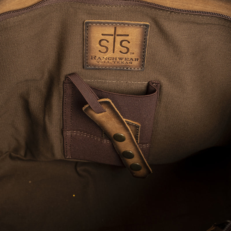 STS Ranchwear Cheyenne Cowhide Tote