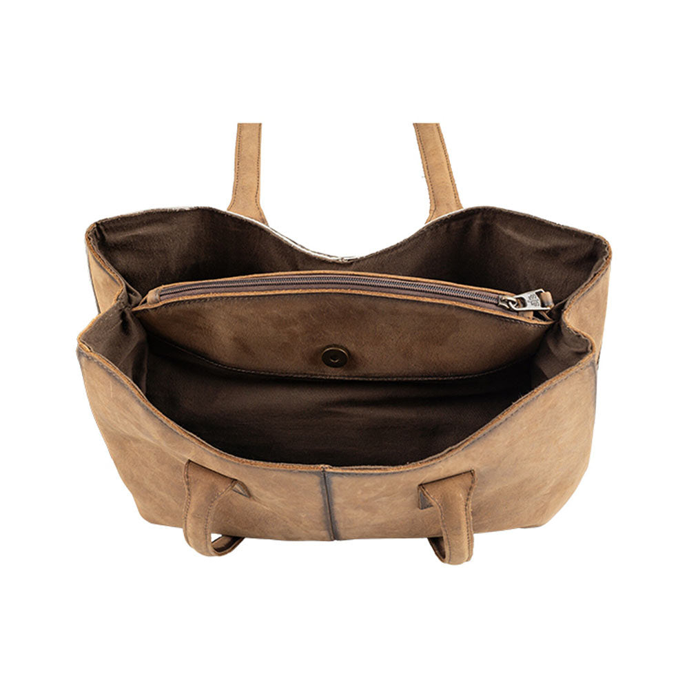 OLD ROPER RANCH WEAR スウェード トートバッグ レザー STS Ranchwear Indie Cowhide Josie Tote — NRS
