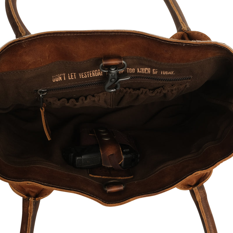 STS Ranchwear Serengeti Cowhide Tote