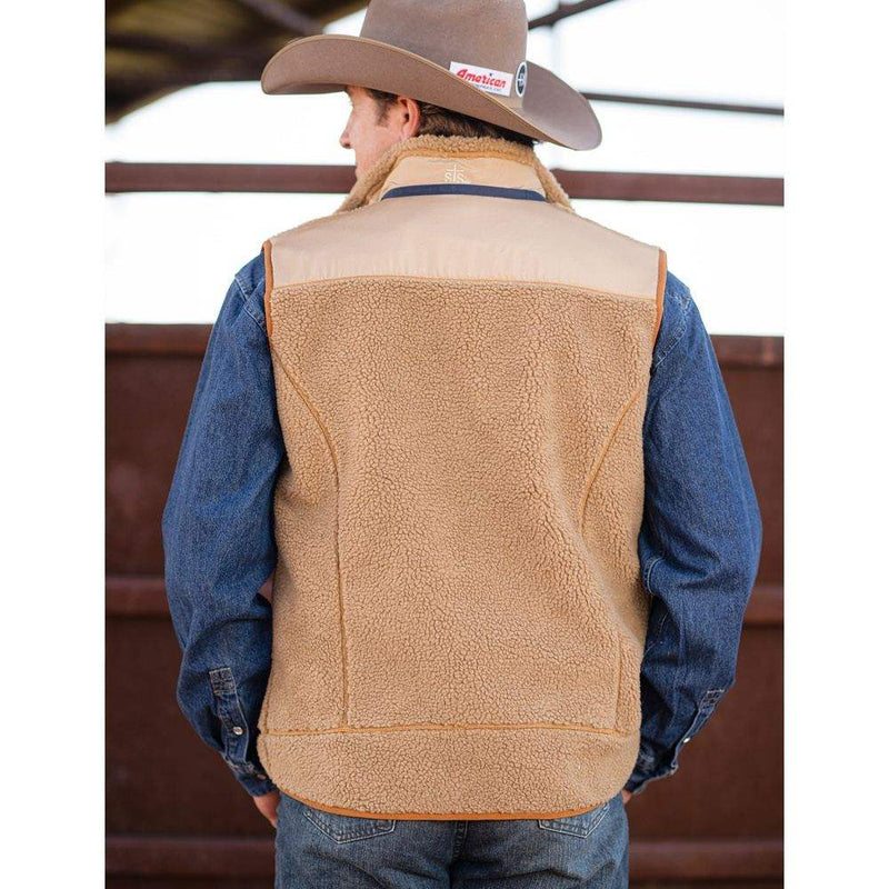 STS Ranch Wear Men's Calgary Tan Vest