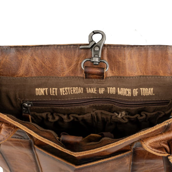 STS Ranchwear Cowhide Vaquero Tote Bag