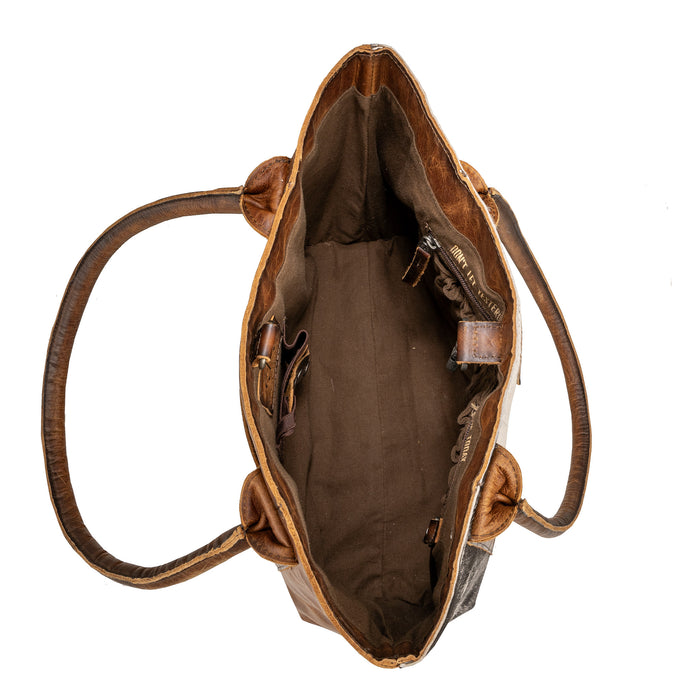 STS Ranchwear Cowhide Vaquero Tote Bag