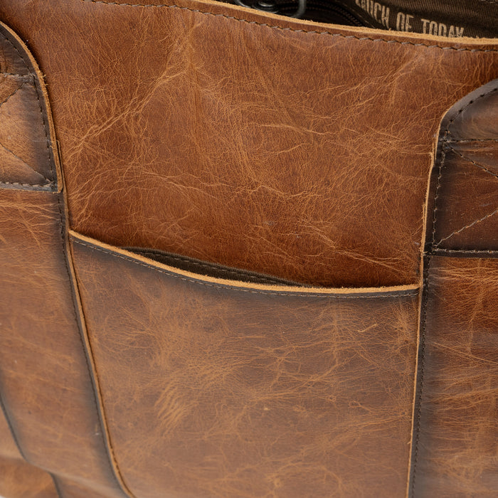 STS Ranchwear Cowhide Vaquero Tote Bag