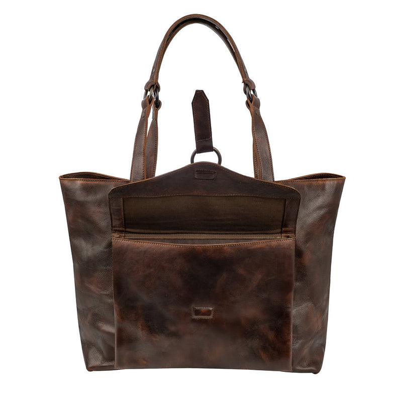 STS Ranchwear Bandera Chocolate Carry All Tote