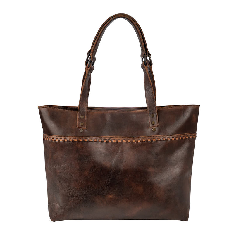 STS Ranchwear Bandera Chocolate Carry All Tote