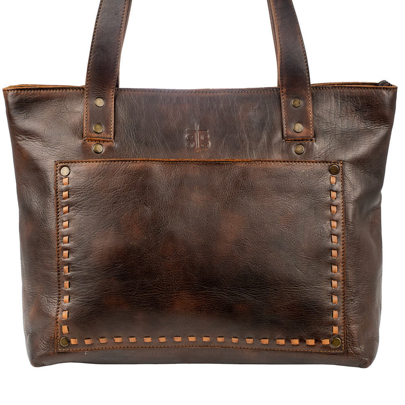STS Ranchwear Bandera Chocolate Simple Tote