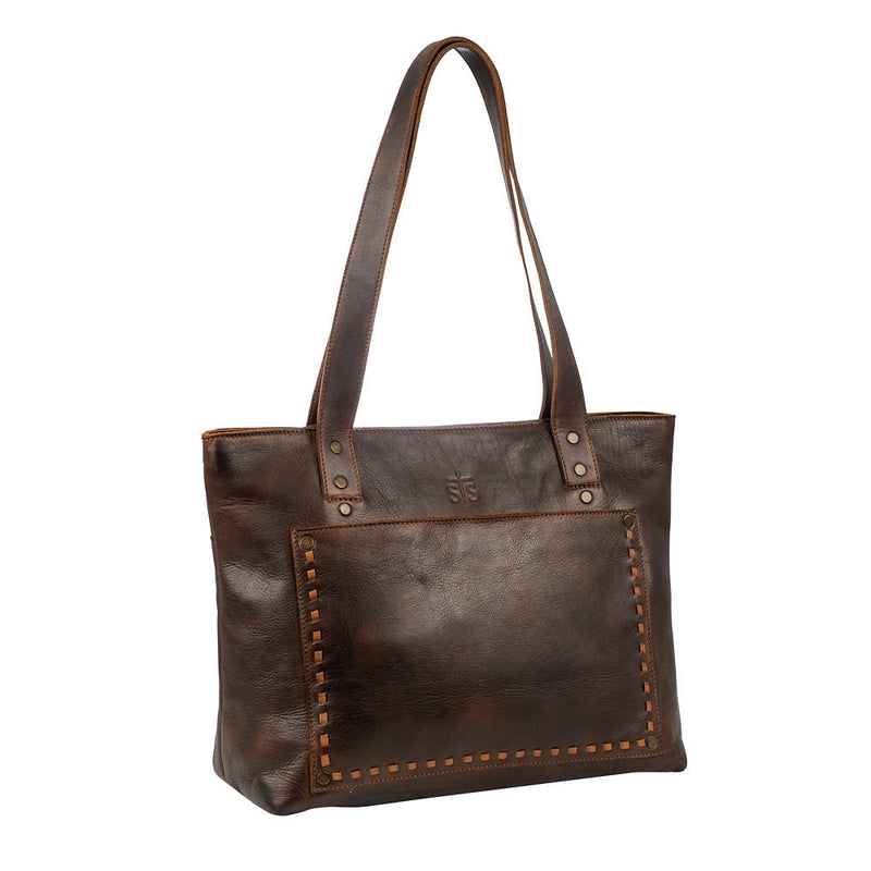 STS Ranchwear Bandera Chocolate Simple Tote