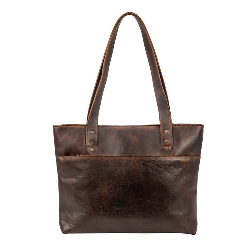 STS Ranchwear Bandera Chocolate Simple Tote