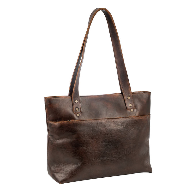 STS Ranchwear Bandera Chocolate Simple Tote