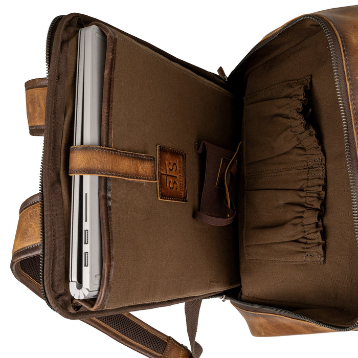 STS Ranchwear Vaquero Cowhide Lennon Backpack