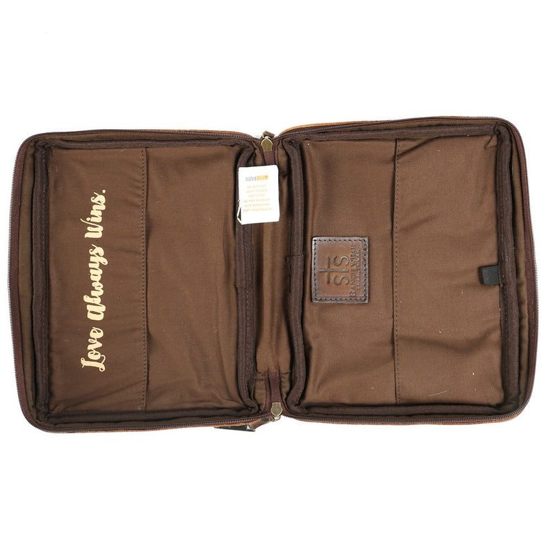 STS Ranchwear Cowhide Bible Cover