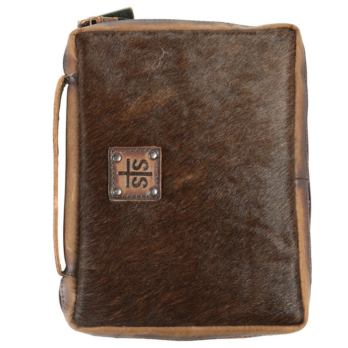 STS Ranch Wear Cowhide Bible Cover