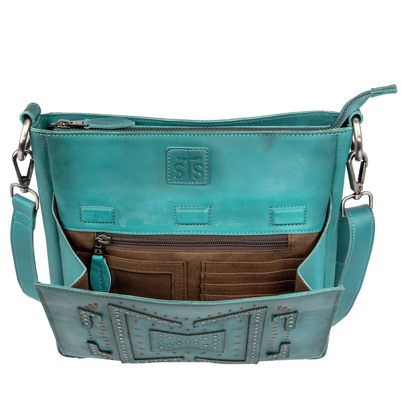 STS Ranchwear Wayfarer Turquoise Olivia Crossbody