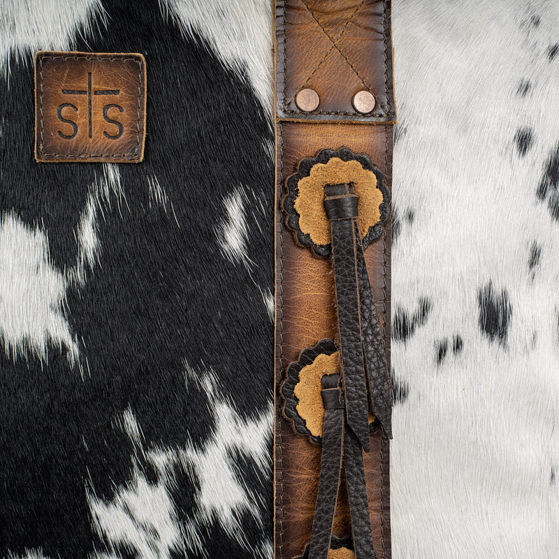 STS Ranchwear Guadalupe Cowhide Palomino Tote