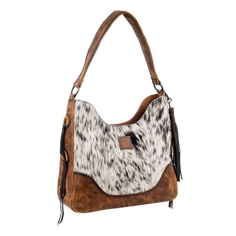 STS Ranchwear Guadalupe Cowhide Hobo Bag
