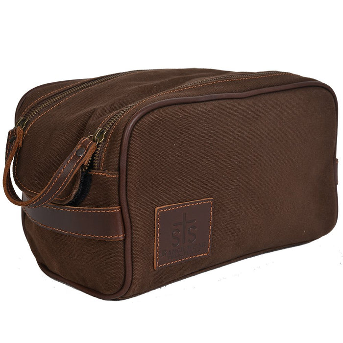 STS Ranch Wear Chocolate Canvas Shave Kit