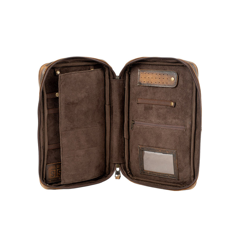 STS Ranchwear Cowhide Squash Jewelry Case