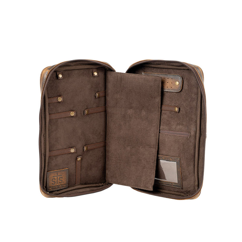 STS Ranchwear Cowhide Squash Jewelry Case