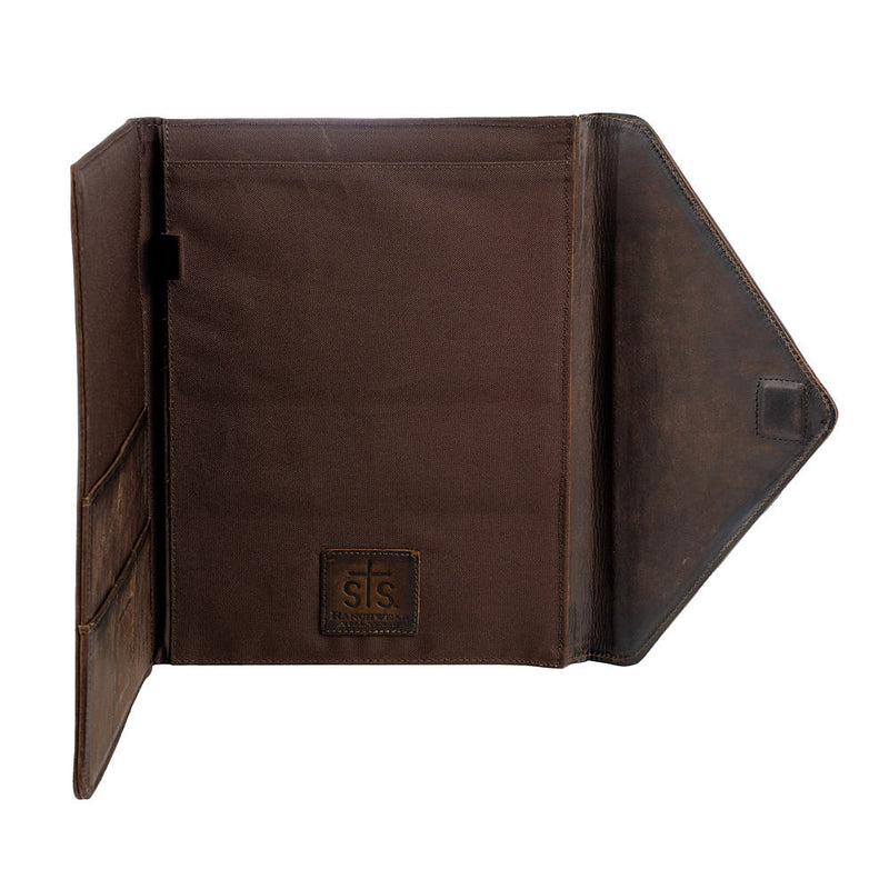 STS Ranchwear Cowhide Chief Envelope Binder