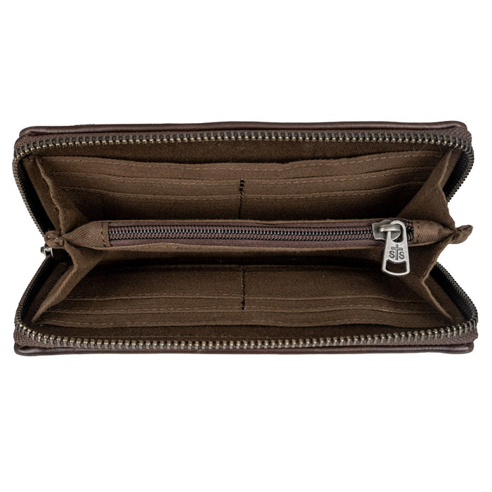 STS Ranchwear Cowhide Ladies Bifold