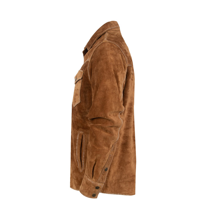 STS Ranchwear Men's Caramel Suede Scottsdale Jacket