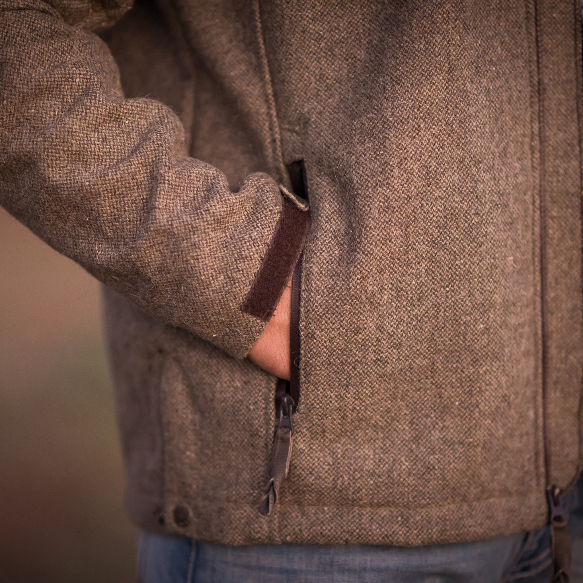 STS Ranchwear Men's Tan Tweed Stone Jacket
